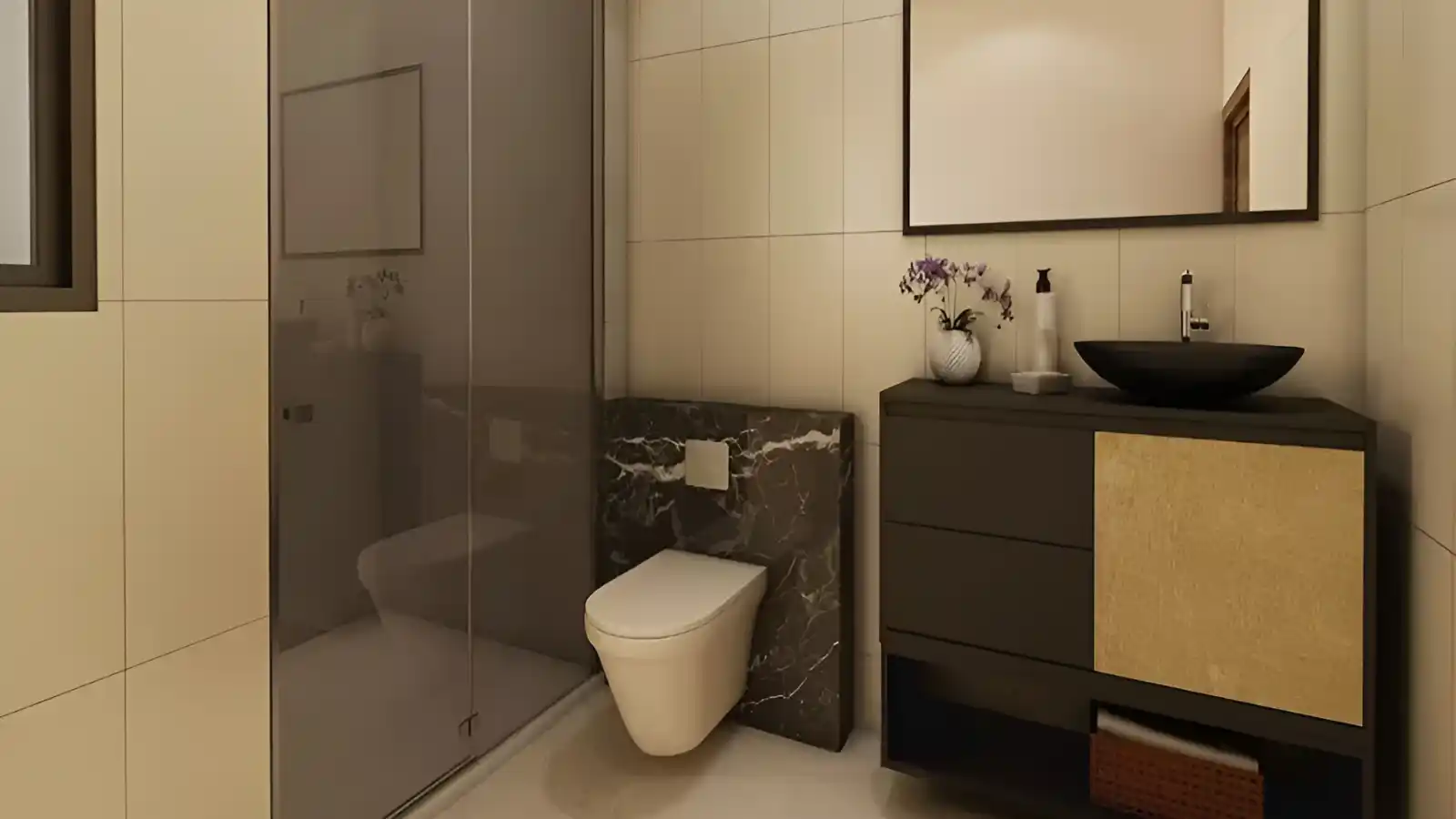 CNTC The Presidential Tower Apartments-In-Rajajinagar-Bangalore-Bathroom